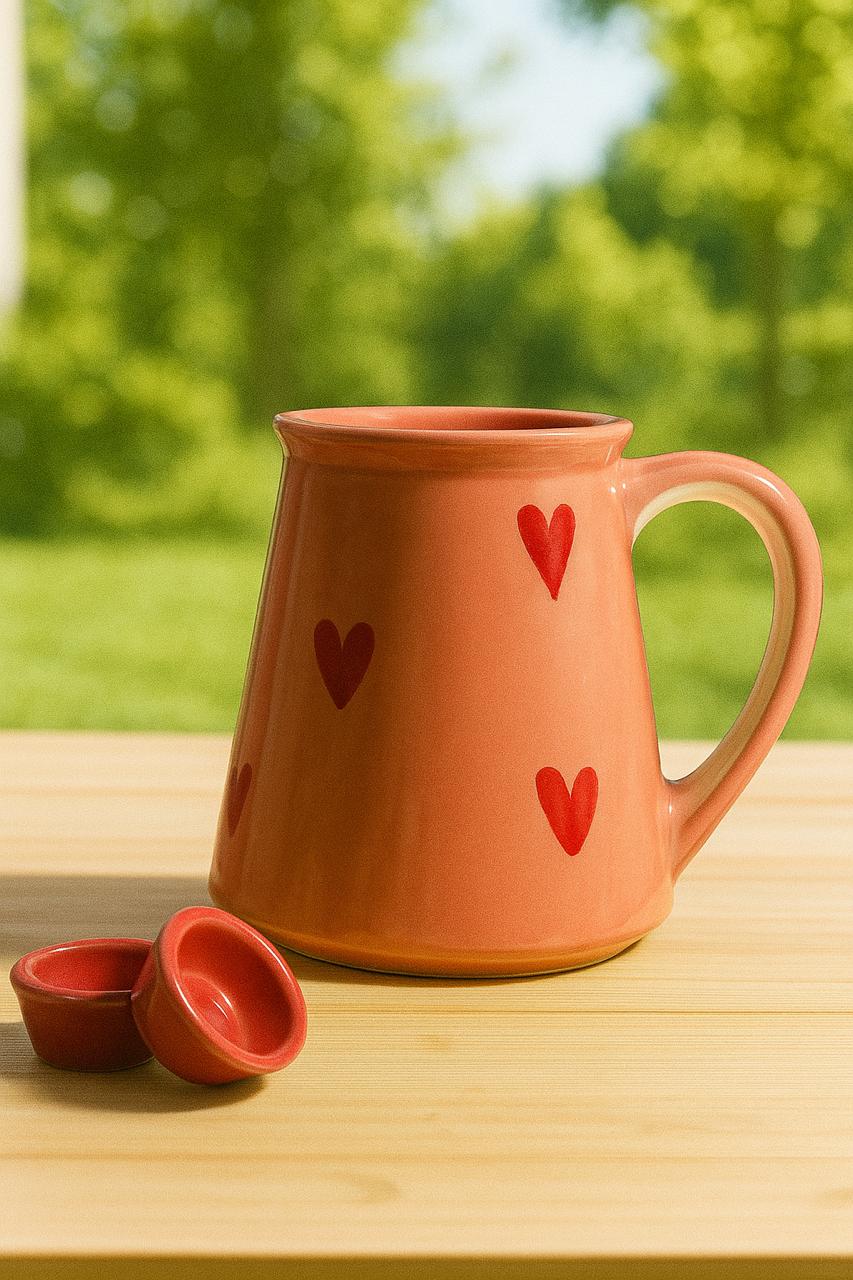 Water Jug/Jar with Daisy Floral Design
