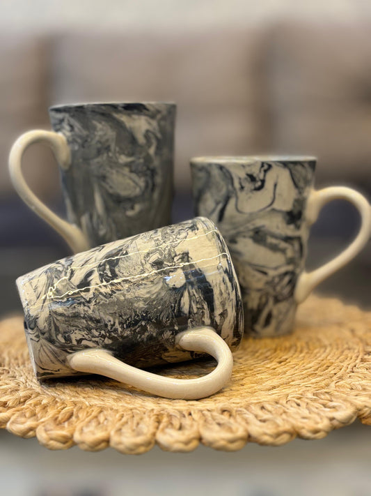 Marble Finish Ceramic Coffee Mug